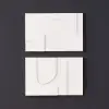 2 Pieces Japandi Abstract Wall Decor for Living Room 3D Hanging Art in White