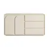 1505mm Modern Off White Sideboard Buffet with Storage Credenza Arch Door
