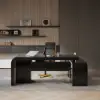 Chicent Modern Black L-shaped Executive Desk with Ample Storage Left Hand (1800mm)