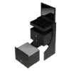 Modern Black Dressing Table with Chair with Mirror Mini Dressing Table with Stool