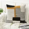 450mm x 450mm Boho Woven Textured Decorative Throw Pillow Cover Velvet Cushion Protector