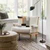450mm x 450mm Boho Woven Textured Decorative Throw Pillow Cover Velvet Cushion Protector