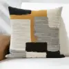 450mm x 450mm Boho Woven Textured Decorative Throw Pillow Cover Velvet Cushion Protector