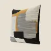 450mm x 450mm Boho Woven Textured Decorative Throw Pillow Cover Velvet Cushion Protector