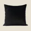 450mm x 450mm Boho Woven Textured Decorative Throw Pillow Cover Velvet Cushion Protector