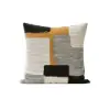 450mm x 450mm Boho Woven Textured Decorative Throw Pillow Cover Velvet Cushion Protector