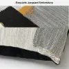 450mm x 450mm Boho Woven Textured Decorative Throw Pillow Cover Velvet Cushion Protector