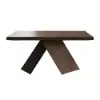 Farmhouse 160 - 200 cm Extendable Rectangular Walnut Dining Table, Seats 4–6