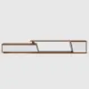 Fero 180 - 280 cm Extendable TV Unit with 3 Drawers – Engineered Wood – Minimalist Rectangle White