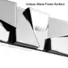 800mm x 1600mm Oversized Glam Rectangle Full Length Floor Mirror Silver Glass Frame
