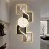 1000mm Large Silent Wall Clock Light Modern Abstract Geometric Decor Art Living Room
