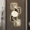 1000mm Large Silent Wall Clock Light Modern Abstract Geometric Decor Art Living Room