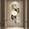 1000mm Large Silent Wall Clock Light Modern Abstract Geometric Decor Art Living Room
