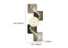 1000mm Large Silent Wall Clock Light Modern Abstract Geometric Decor Art Living Room