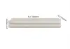 Humply 2000mm Modern Warm White Leather Long TV Stand with 8 Drawers Media Console