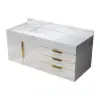 Aro 90 cm Floating Single Bathroom Vanity with Sink, Sintered Stone Top – White