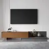 Fero Walnut Extendable TV Stand with 2 Drawers (120 - 200 cm)