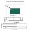 Fero Walnut Extendable TV Stand with 2 Drawers (120 - 200 cm)