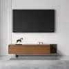 Fero Walnut Extendable TV Stand with 2 Drawers (120 - 200 cm)