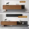 Fero Walnut Extendable TV Stand with 2 Drawers (120 - 200 cm)