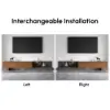 Fero Walnut Extendable TV Stand with 2 Drawers (120 - 200 cm)