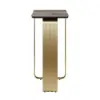 1200mmW Modern Sintered Stone Console Table with Gold Stainless Steel Frame