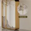 1200mmW Modern Sintered Stone Console Table with Gold Stainless Steel Frame