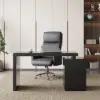 Mular 120 cm Rectangular White Desk with 3 Drawers
