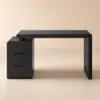 Mular 120 cm Rectangular White Desk with 3 Drawers