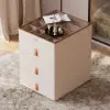 Chanor Modern Champagne Walk in Closet Island 6 Drawers Dresser & Chest Jewellery Storage
