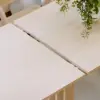 Japandi 140 - 220 cm Extendable Whitewash Dining Table, Seats 4-8
