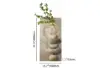 31.5" LED Wall Art Japandi Abstract Geometric Acrylic Stone Shape Decor USB Lighting