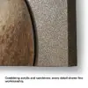 31.5" LED Wall Art Japandi Abstract Geometric Acrylic Stone Shape Decor USB Lighting