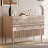 1200 mm W Boho Accent Dresser & Chest 6 Drawer Storage Cabinet