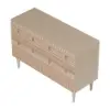 1200 mm W Boho Accent Dresser & Chest 6 Drawer Storage Cabinet