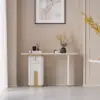 Picture of Artis 48" Modern Sintered Stone Console Table with Storage Entryway Table
