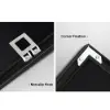 3Pcs Modern Geometric Wall Clock Decor Set Canvas Painting Wall Clocks with Gold Frame – AUD-H0909