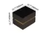 Lumio Black 2-Drawer LED Bedside Table with Charging Station