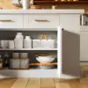 Modern 180 cm Sintered Stone Kitchen Island with Drawers & Cabinets, White