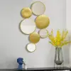 1200mm Gold Wall Decorative Mirror Set Creative Round Mirror Wall Hanging Decoration