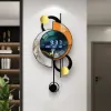 26" Silent Wall Clock with Voice-Activated & Dual Power Supply