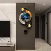 26" Silent Wall Clock with Voice-Activated & Dual Power Supply
