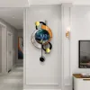 26" Silent Wall Clock with Voice-Activated & Dual Power Supply