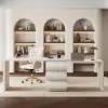 Humply Modern Minimalist Style L Shaped Desk Solid 150 cm Executive Office Desk