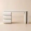 Humply Modern Minimalist Style L Shaped Desk Solid 150 cm Executive Office Desk