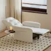 Leather Power Recliner Accent Chair with Side Pocket