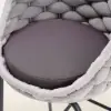 2 Pieces Outdoor Chair Patio Woven Rope & Aluminium 960 mm Bar Stools Set with Backs – AUD-H0945