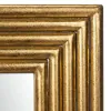 Modern Gold Metal Geometric Wall Decorative Mirror Entrance Rectangular Dressing Mirror