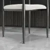 Picture of Otrast Series Set of 4 Modern Dining Chairs Upholstered in White