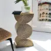 350mm Metal Art Decor Gold Side Table